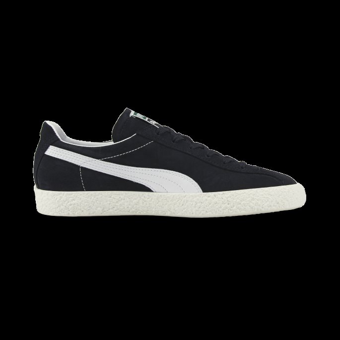 Muenster Klassisk Unisex Sneaker Puma På Tilbud Svart-hvit