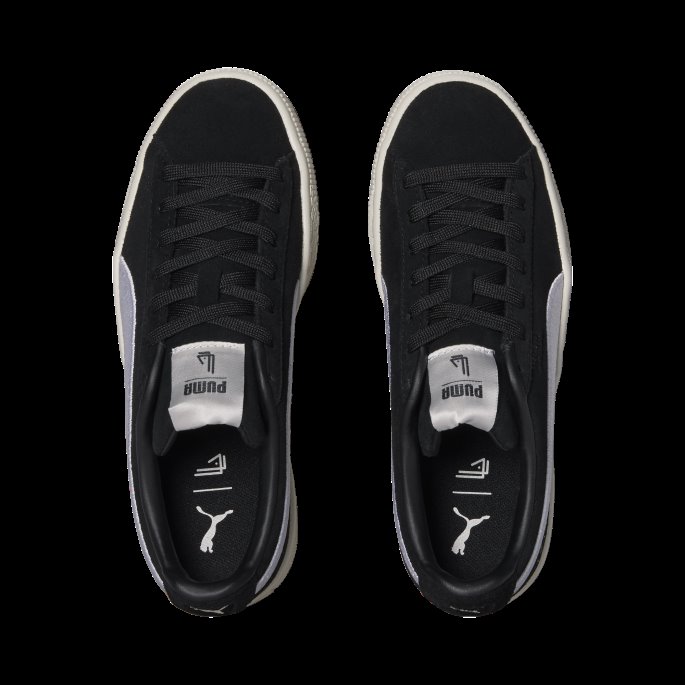 Svart-hvisker Hvit Puma På Salg For Alltid Sterkere Semsket Sneakers Store Barn