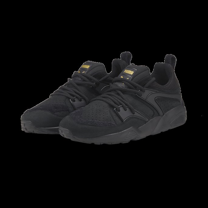 Puma På Tilbud Black-team Gull Blaze Of Glory Premium Joggesko