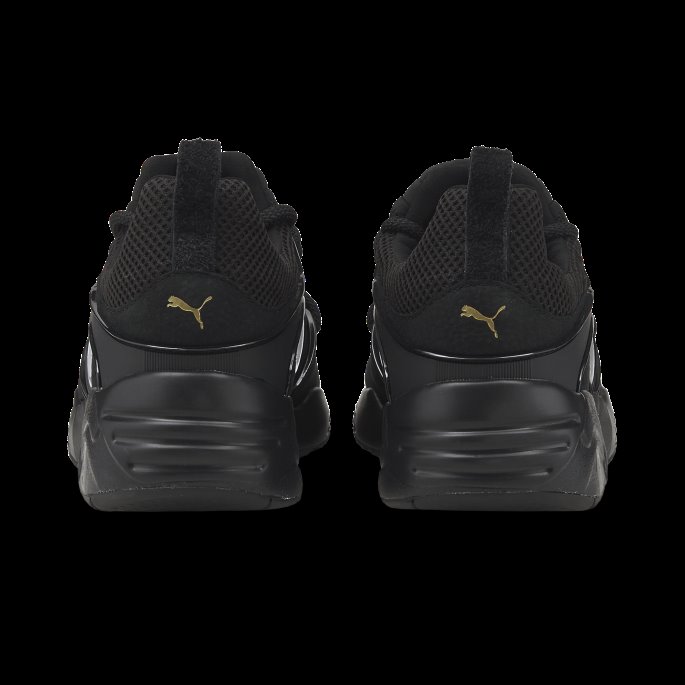 Puma På Tilbud Black-team Gull Blaze Of Glory Premium Joggesko