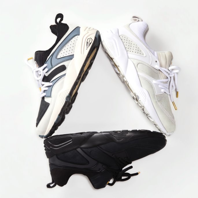 Puma På Tilbud Black-team Gull Blaze Of Glory Premium Joggesko