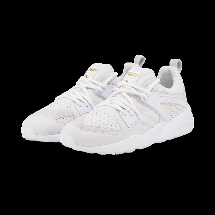 Hvit-nimbus Cloud-team Gull Puma På Salg Blaze Of Glory Premium Joggesko