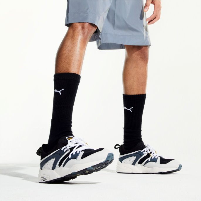 Blaze Of Glory Premium Joggesko Black-slate-whisper White Puma På Tilbud