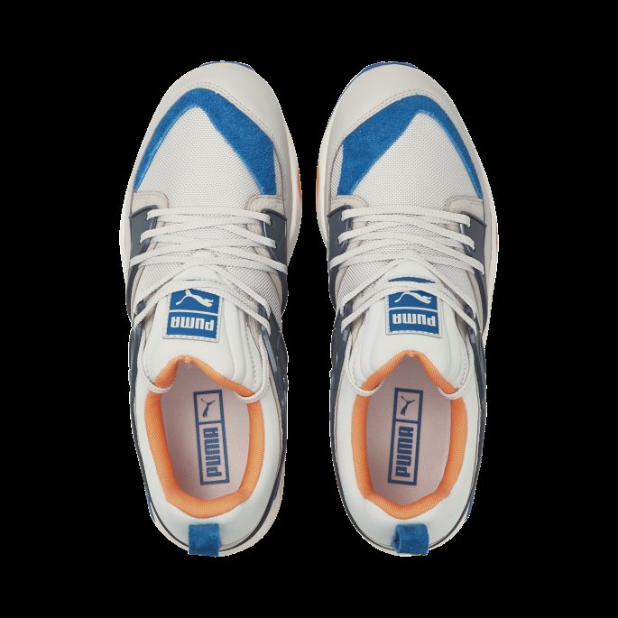 Puma På Tilbud Blaze Of Glory Retro Joggesko Grå Fiolett-havn Tåkeblå