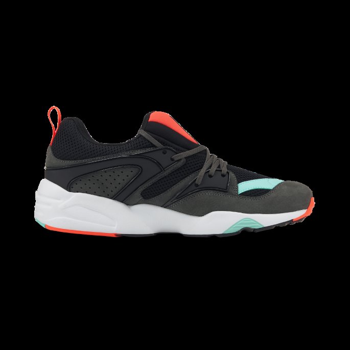 Puma På Tilbud Svart-stål Grå-brennende Coral Blaze Of Glory 