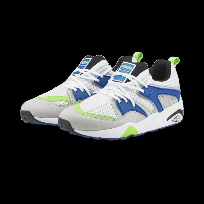 Puma På Tilbud Blaze Of Glory "reverse Classics" Joggesko Hvit-svart-snorkelblå