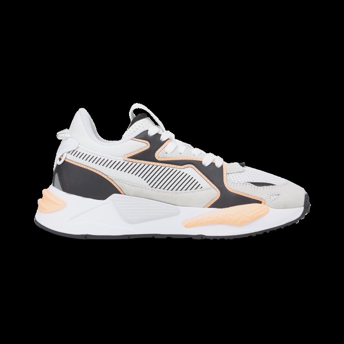 Hvit-svart-brusende Melon Puma På Salg Rs-z Outline Trenere