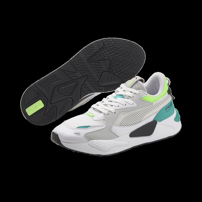 Puma På Salg White-harbor Mist-spectra Green Rs-z Core Trainers