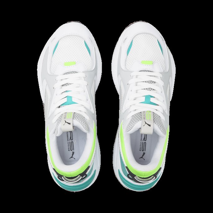Puma På Salg White-harbor Mist-spectra Green Rs-z Core Trainers