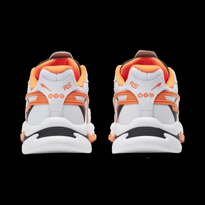 Puma På Tilbud Nyc Rs-connect Joggesko Hvit-oransje Glød-elfenben Glød