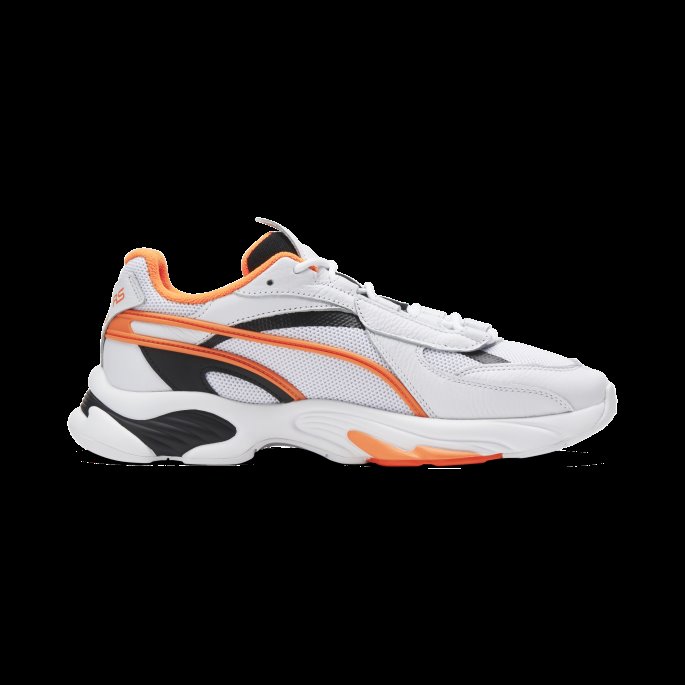 Puma På Tilbud Nyc Rs-connect Joggesko Hvit-oransje Glød-elfenben Glød