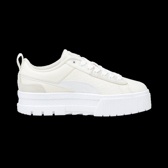 Whisper White Mayze Patchwork Dame Joggesko Puma På Tilbud