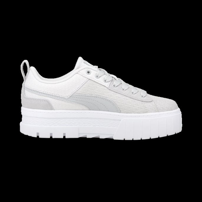 Mayze Patchwork Dame Joggesko Puma På Tilbud Grå Fiolett