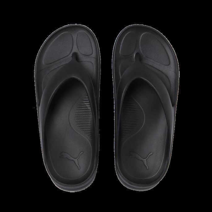 Svart Puma På Tilbud Wave Flip Sandaler