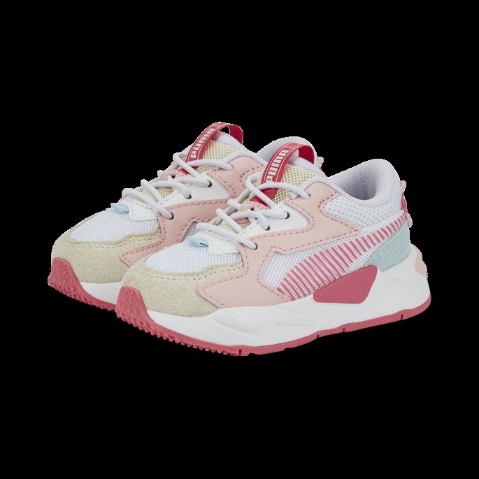 Hvit-solnedgang Rosa Rs-z Topp Alternativ Lukking Babysko Puma På Salg