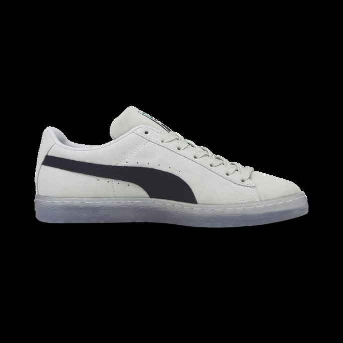 Puma På Tilbud Semsket Gjennomskinnelige Joggesko Hvit-ny Marine