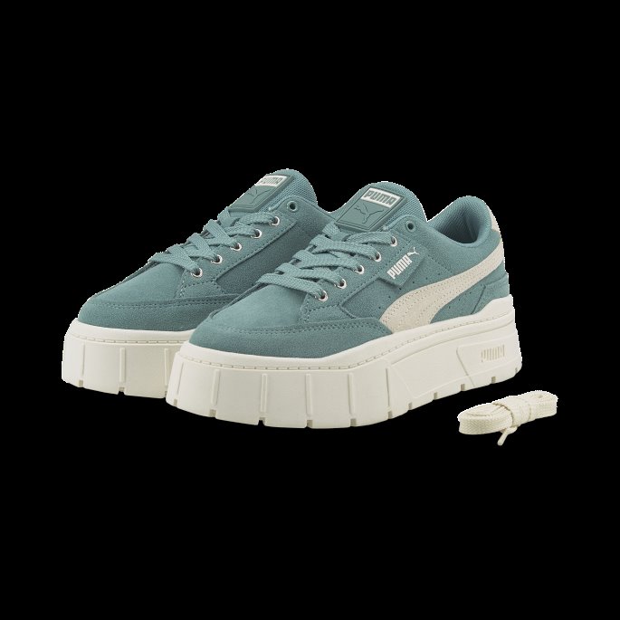 Mayze Stack Dame Joggesko Mineral Blå Puma På Salg