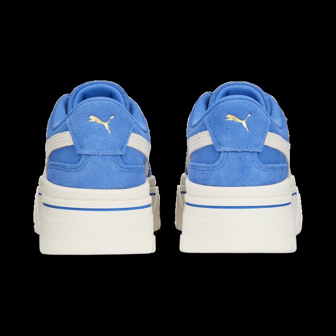 Puma På Tilbud Mayze Stack Semsket Sneakers Kvinner Nebulas Blue