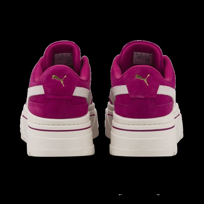 Mayze Stack Semsket Sneakers Dame Festival Fuchsia Puma På Salg