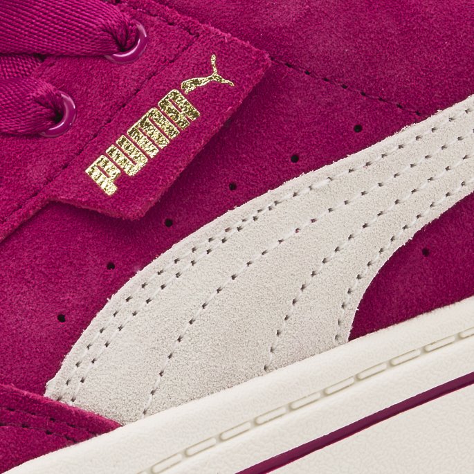Mayze Stack Semsket Sneakers Dame Festival Fuchsia Puma På Salg