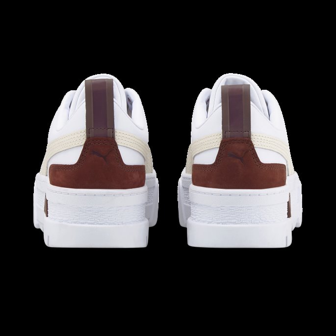 Puma På Tilbud Hvit-støvet Plomme Mayze Luxe Damesko