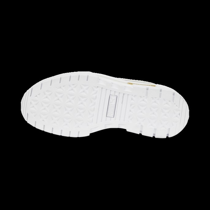 Hvit-blek Khaki Puma På Tilbud Mayze Luxe Damesko