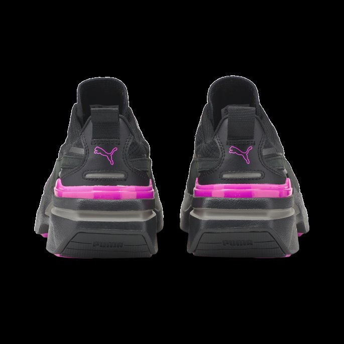 Kosmo Rider Dame Joggesko Puma På Tilbud Svart-lysende Rosa