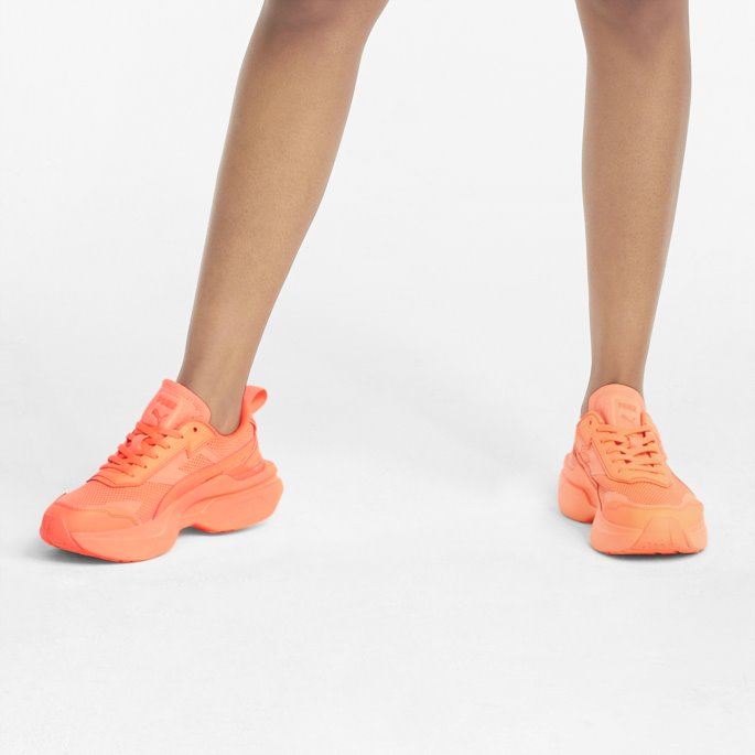 Puma På Tilbud Kosmo Rider Sorbet Dame Joggesko Neon Sitrus