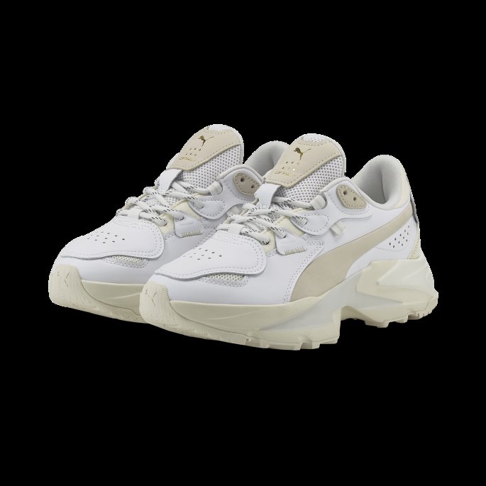 Hvit-marshmallow Puma På Tilbud Orkid Svarte Og Hvite Joggesko For Kvinner