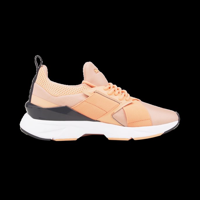 Puma På Tilbud Muse X5 Pop Joggesko For Kvinner Sprudlende Melon-hvit-svart