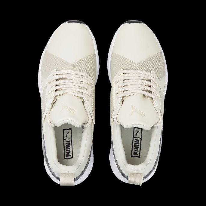 Puma På Salg Vaporous Grå-hvit-svart Muse X5 Leo Dame Joggesko