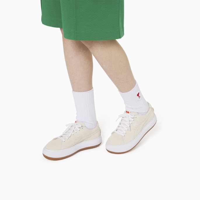 Puma På Tilbud X Ami Semsket Skinn Mayu Deconstruct Dame Joggesko Uberørte