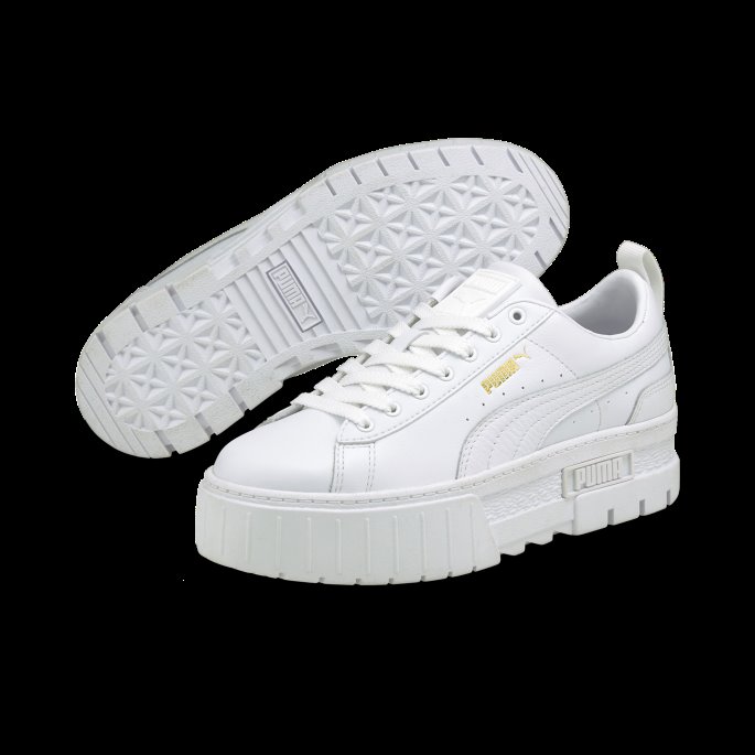 Puma På Tilbud Hvit Mayze Klassiske Damesko