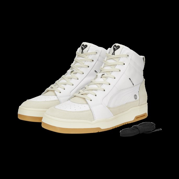 Puma På Tilbud X Ami Slipstream Mid Trainers Hvit-urørte