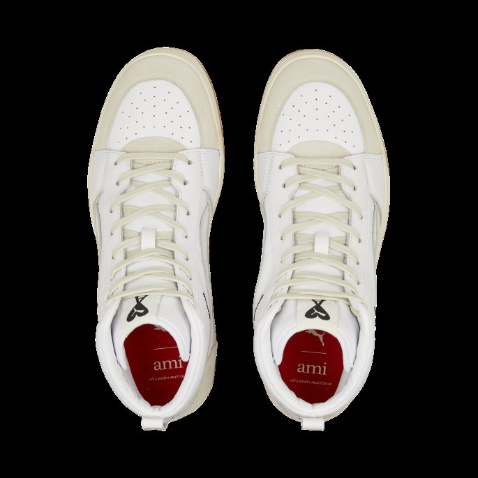 Puma På Tilbud X Ami Slipstream Mid Trainers Hvit-urørte