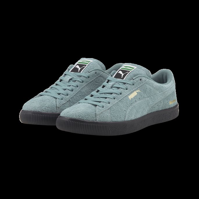 Puma På Tilbud X Smørvarer Semsket Vtg Sneakers Mineral Blå-svart