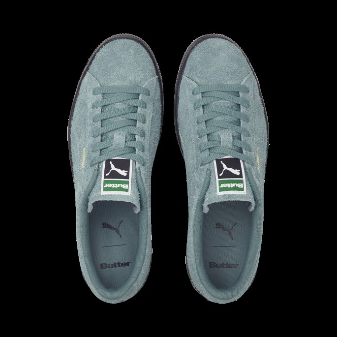 Puma På Tilbud X Smørvarer Semsket Vtg Sneakers Mineral Blå-svart