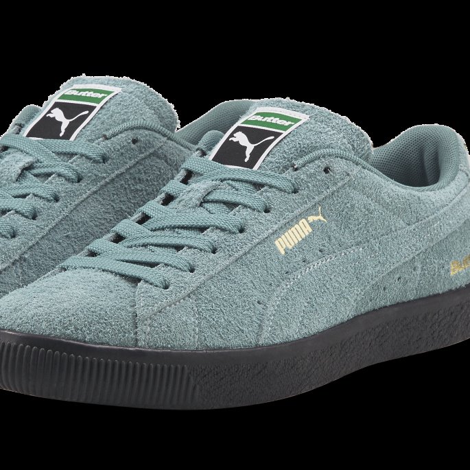 Puma På Tilbud X Smørvarer Semsket Vtg Sneakers Mineral Blå-svart