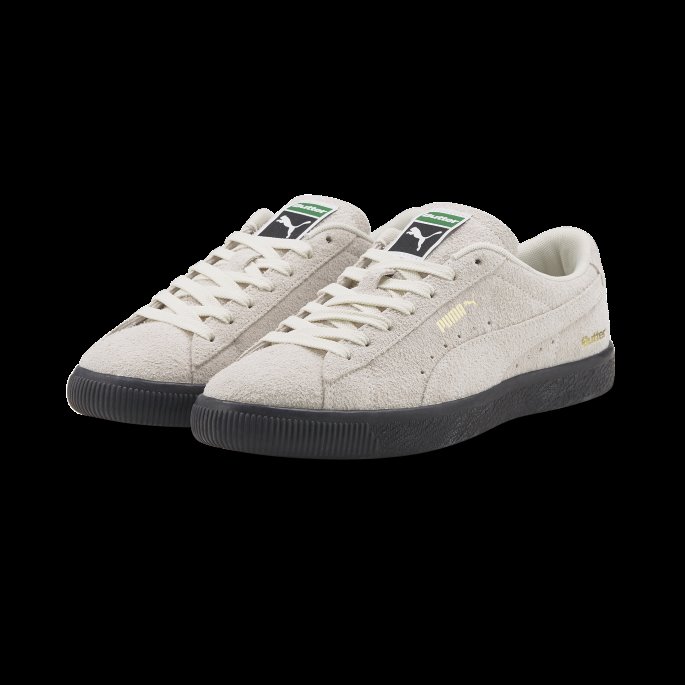 Puma På Tilbud X Smørvarer Semsket Vtg Joggesko Whisper Hvit-svart