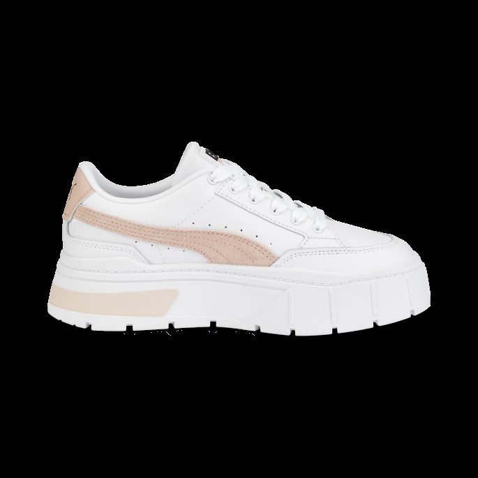 Mayze Stack Joggesko For Kvinner Hvit-rosa Kvarts Puma På Salg