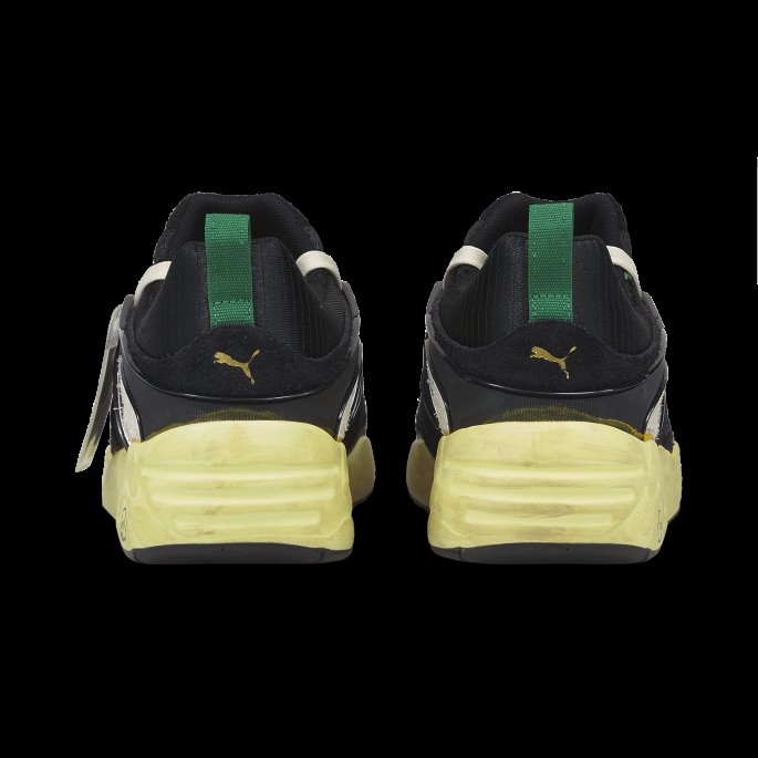 Svart-hvit-myk Gul Puma På Tilbud Blaze Of Glory De Aldri Brukte Joggeskoene