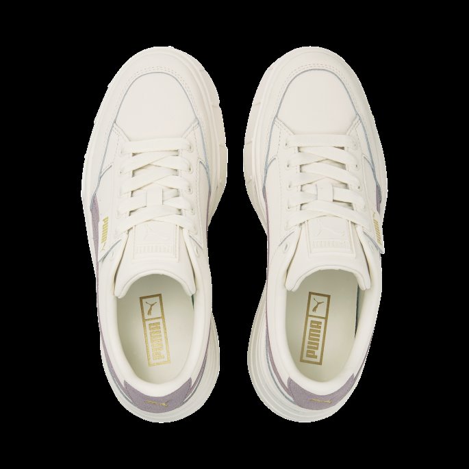 Whisper White Puma På Tilbud Mayze Stack Prm Dame Joggesko