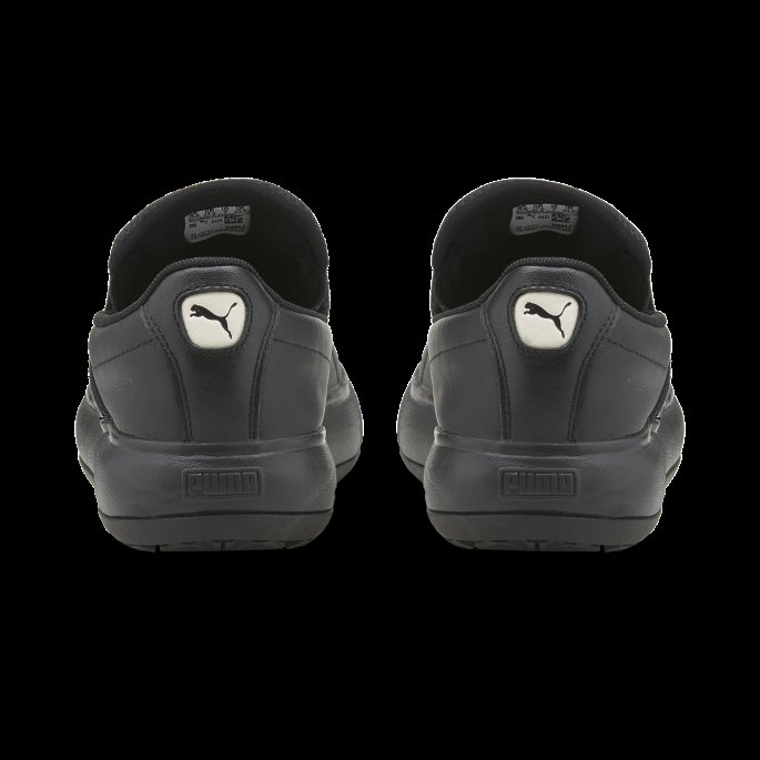 Svart Uberørt Semsket Skinn Mayu Slip-on Skinn Dame Joggesko Puma På Salg