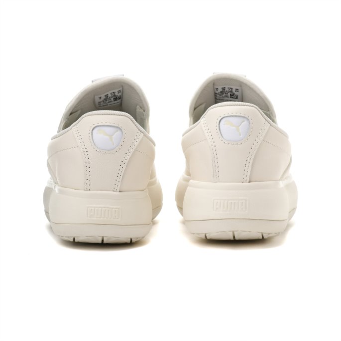 Semsket Mayu Slip-on Skinn Dame Joggesko Puma På Tilbud Marshmallow-hvit