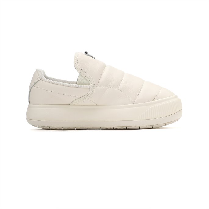 Semsket Mayu Slip-on Skinn Dame Joggesko Puma På Tilbud Marshmallow-hvit