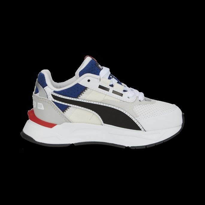 Mirage Sport Tech Barnesko Hvit-flammende Blå Puma På Salg