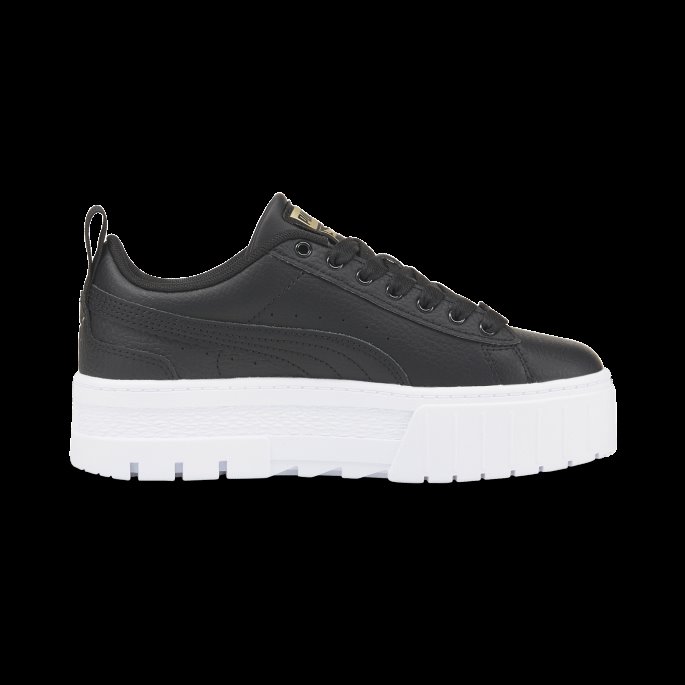 Puma På Tilbud Mayze Skinn Ungdomstrenere Black-team Gull