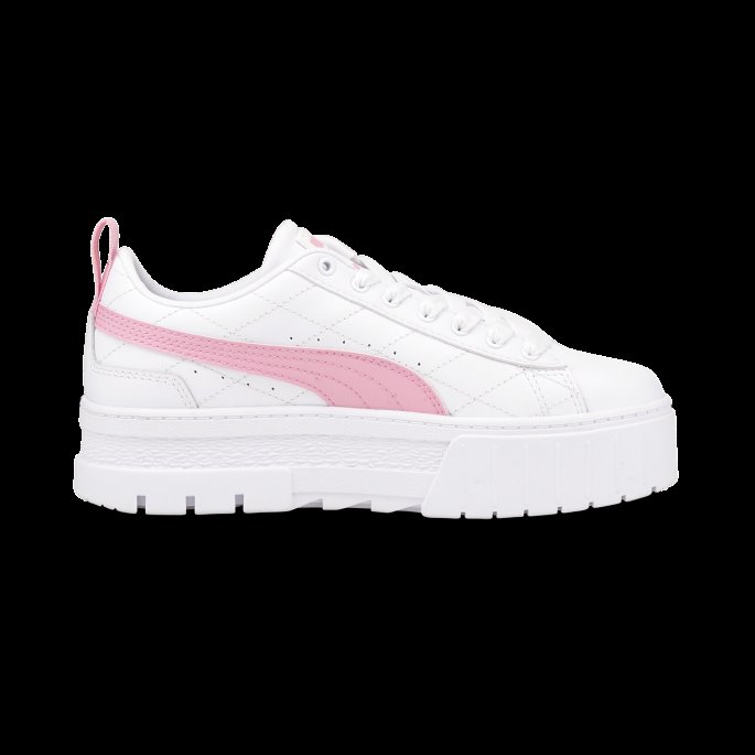 Puma På Tilbud X Baby Phat Mayze Joggesko Kvinner Hvit-prisme Rosa