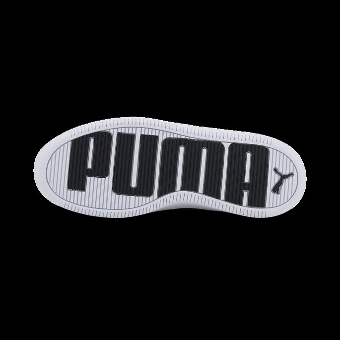 Lily Plattform Snøre Damesko Svart-svart-hvit Puma På Salg
