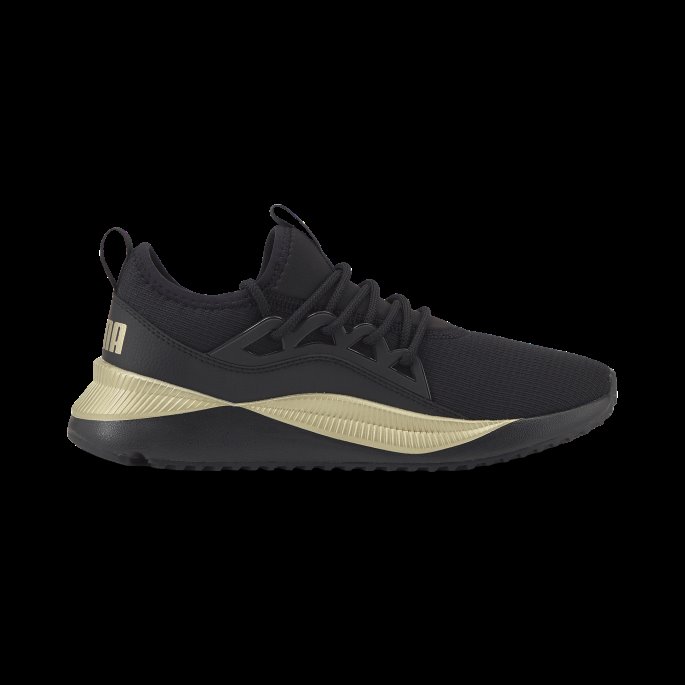Puma På Tilbud Pacer Future Allure Dame Joggesko Svart-svart-team Gull